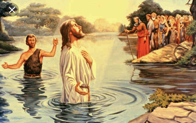 Jesus' baptism