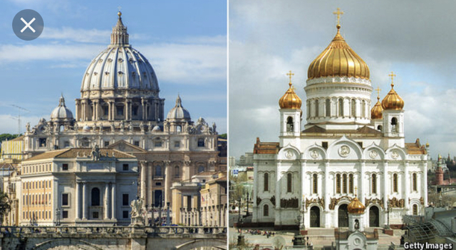 Roman Catholic Church and Eastern Orthodox Church