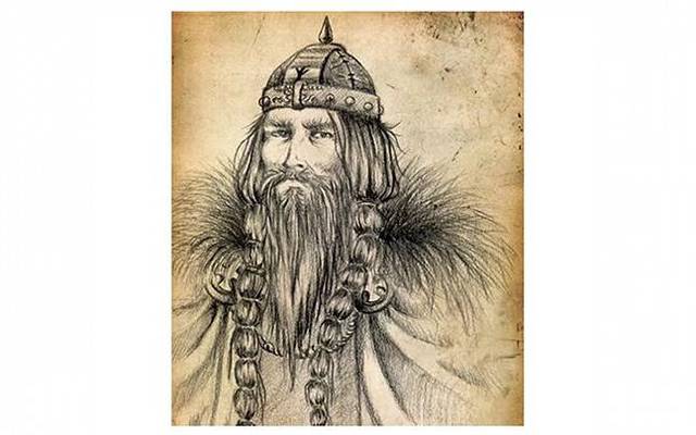 Harald Bluetooth, King of Denmark converts to Christianity