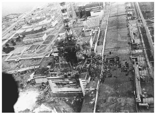 accidente nuclear en la central de Chernobil