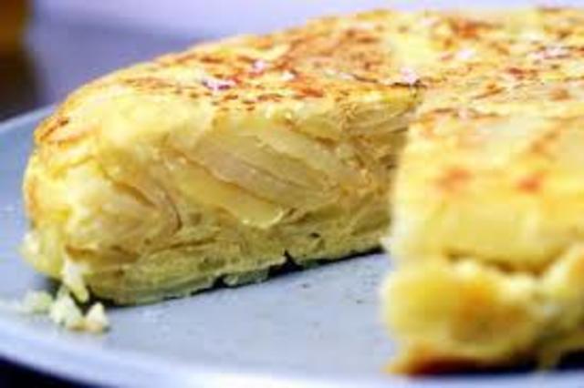 Spanish potato omelet