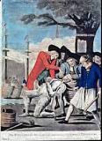 Colonists Protest The Stamp Act