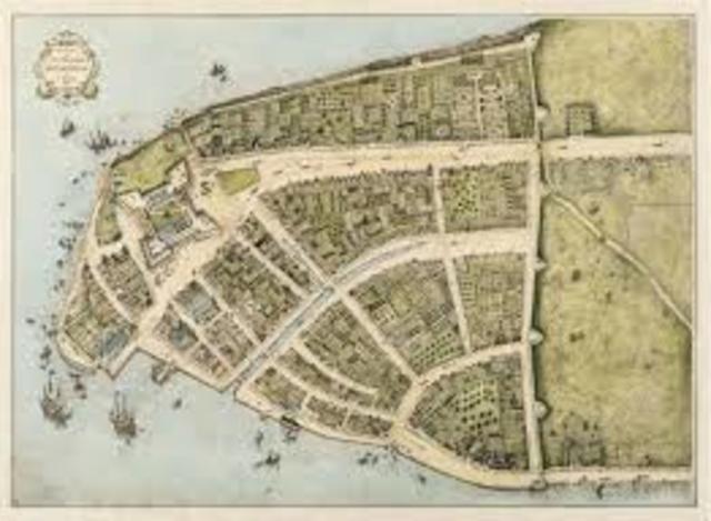 New Amsterdam founded by the dutch