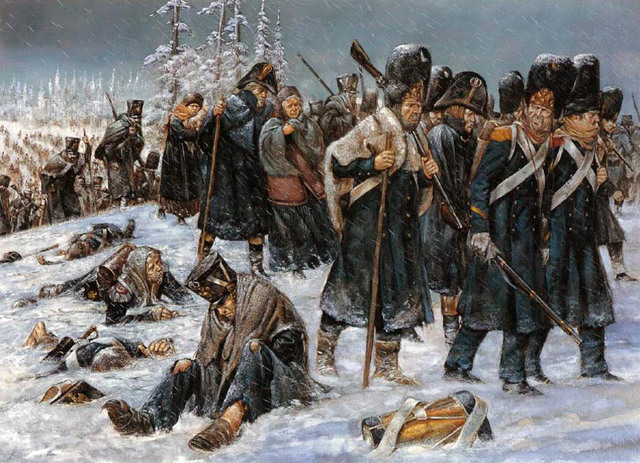 Napoleón intenta invadir Rusia sin éxito