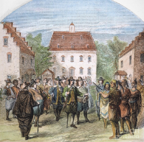 New Amsterdam founded by the Dutch