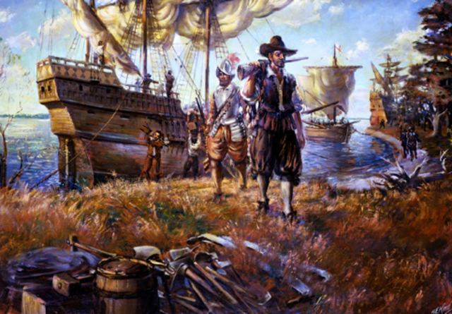 Jamestown founded by the English
