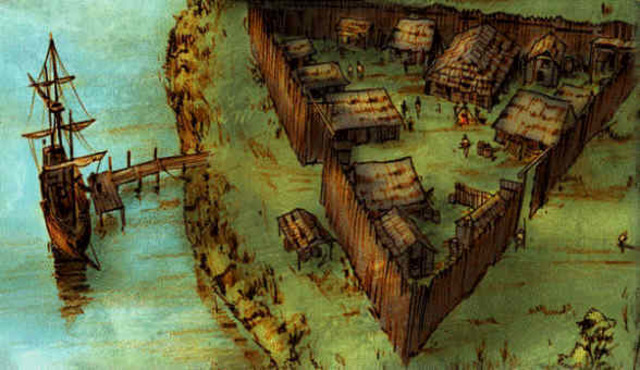 Jamestown founded by the English
