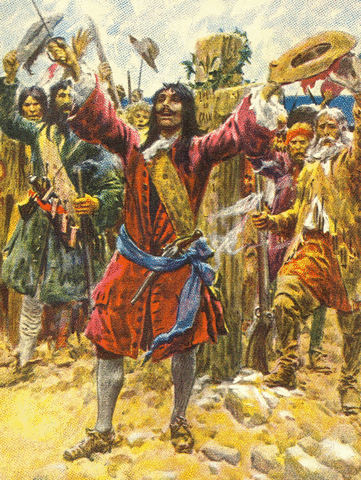 LaSalle claimed the Mississippi River Valley for France