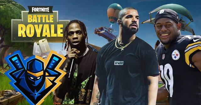 Ninja, Drake, JuJu and Travis Scott