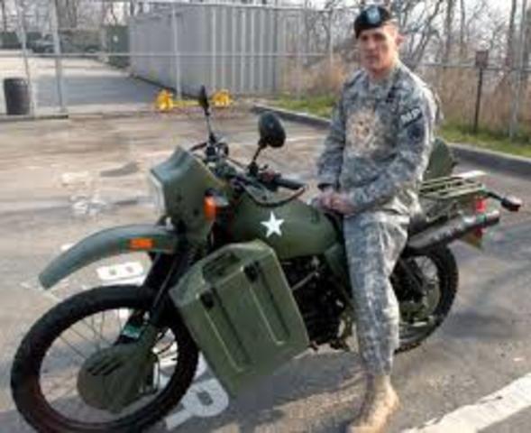 The U.S. Army gets there hands on some Harleys