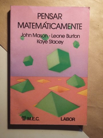 Libro "Pensar matematicamente"