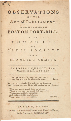 Coercive Acts of 1774