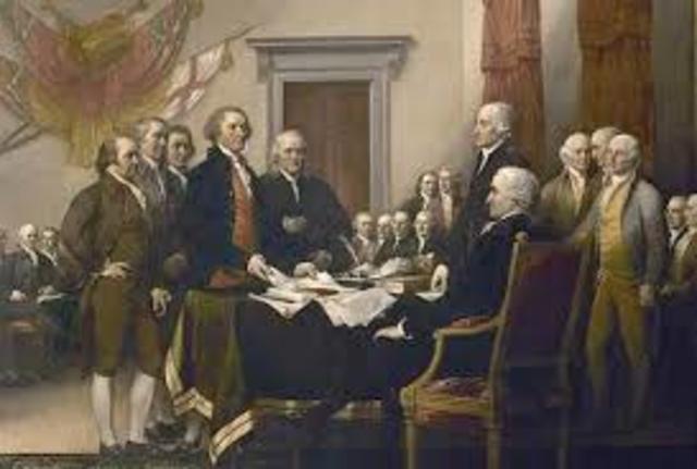 Approval of the Declaration of Independence