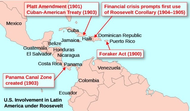 United States gains control of the Panama Canal Zone