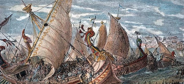 Athens blockades Potidaea