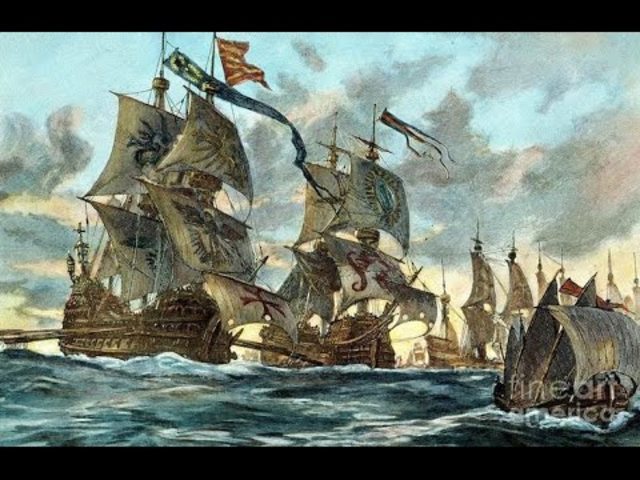 Desastre de la Armada Invencible contra Inglaterra. El declive de España se hace más patente