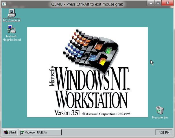 1995 Microsoft Windows NT 3.51