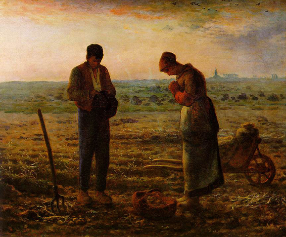 EL Ángelus.(Jean François Millet)