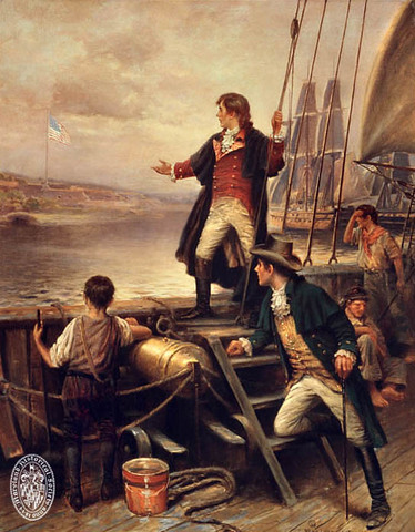 Francis Scott Key Writes "The Star Spangled Banner"