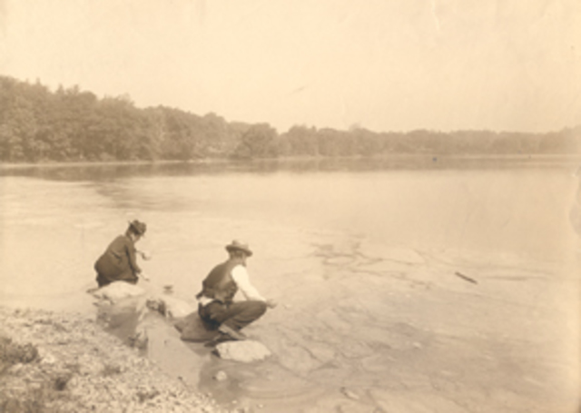 Ellen Richards conducted the Great Sanitary Survey, the groundbreaking study of water pollution in Massachusetts that modernized sewage treatment and developed the first water purity tables and water quality standards.
