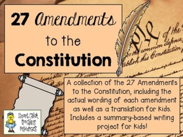 27 Amendments Timeline Timetoast Timelines 5841