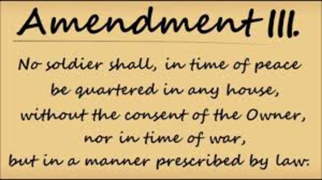3rd amendment