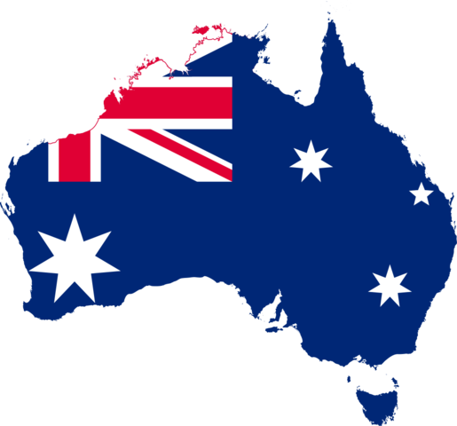 1817 Australia was named.