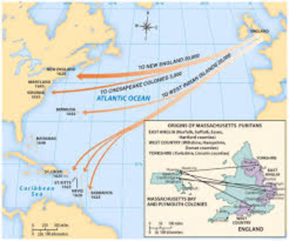 Puritan migration to Massachusetts