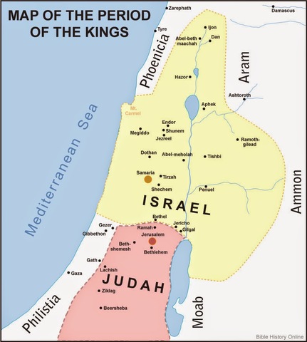 PERIODOS DE LA DIVISIÓN (Desde 937 a.C al 70 d, C):