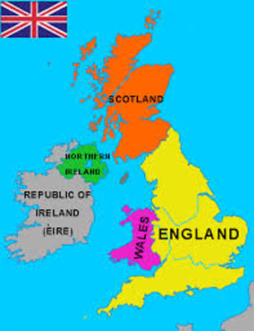 England, Wales, and Scotland unite into the UK