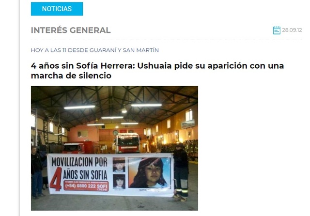 Cuatro Años sin Sofía