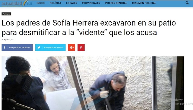 Los padres acceden a una excavación en su vivienda