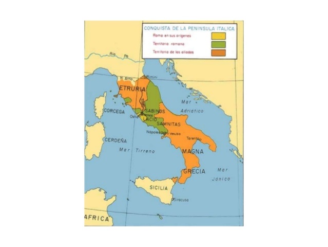 Conquesta de la peninsula italica