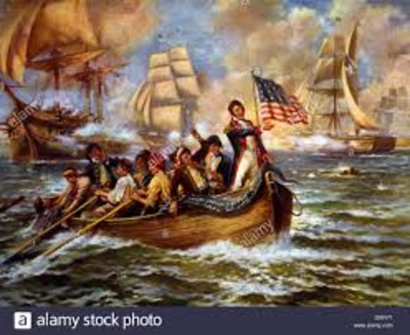Perry destroys the British vessels in a battle near Put-In-Bay