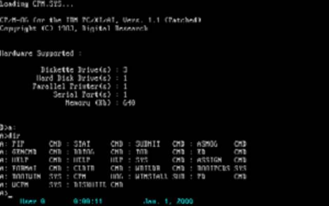 CP/M (Control Program/Monitor)