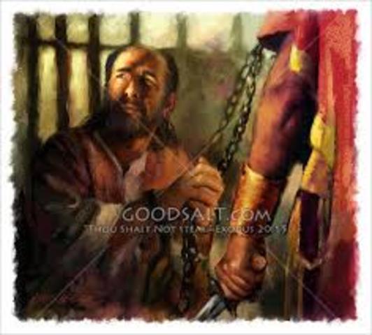 Apostle Paul imprisoned in Rome