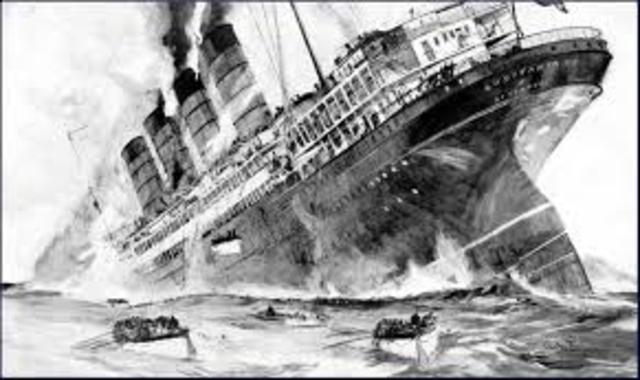 The Lusitania is Sunk