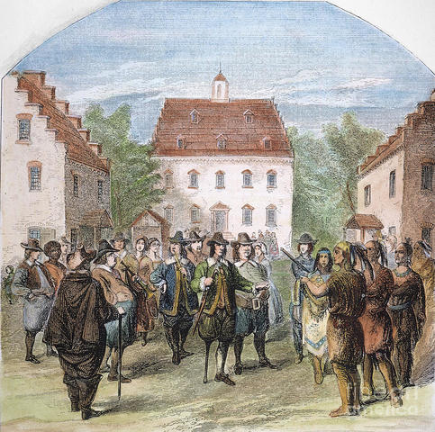 New Amsterdam founded by Dutch