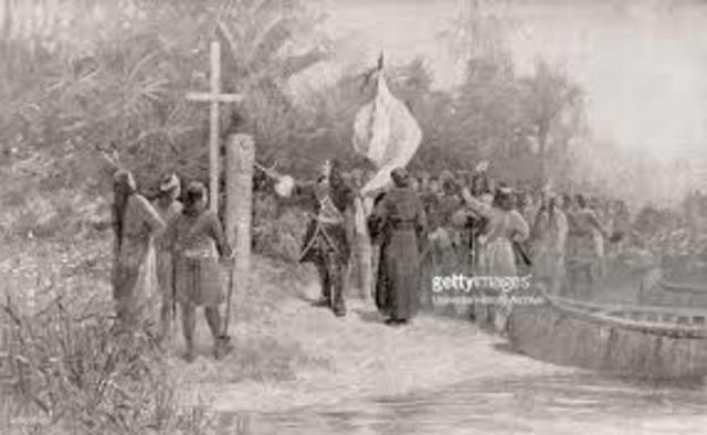 LaSalle claimed the Mississippi River Valley for France