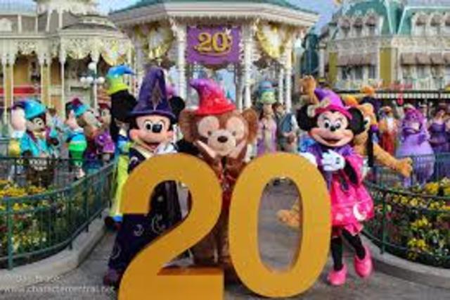 Disney's 20th anniversary.