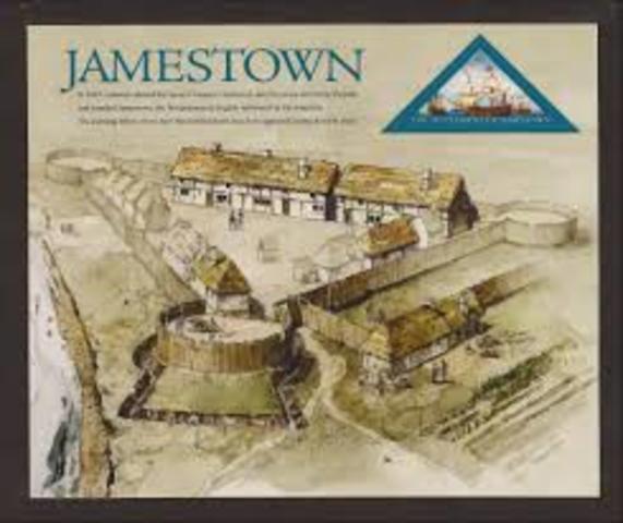 Jamestown founded by the English