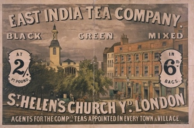 British East India Company granted tea monopoly