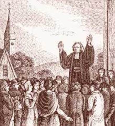Beginning of the First Great Awakening