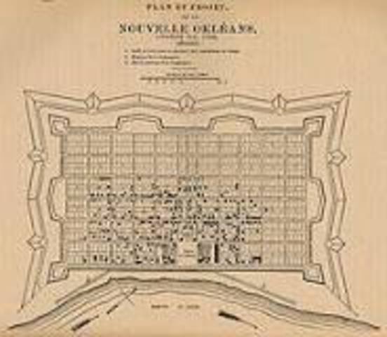 The French establish New Orleans
