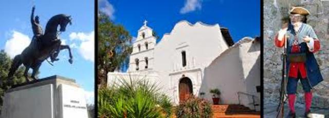 The Spanish found San Antonio, Texas