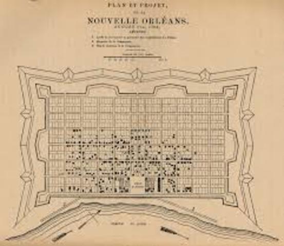 The French establish New Orleans