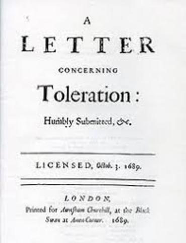 John Locke's Letter Concerning Toleration