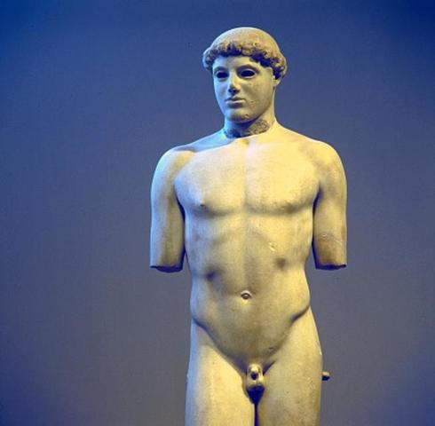 Efebus Criti(Grec Arcaic Final, Protoclàssic, Estil Sever)