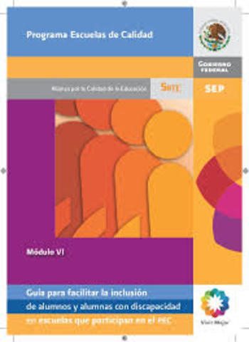 Guía para facilitar la inclusión de alumnos y alumnos con discapacidad en escuelas que participan en el PEC