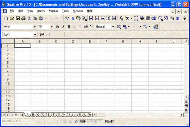 Quattro pro corel word